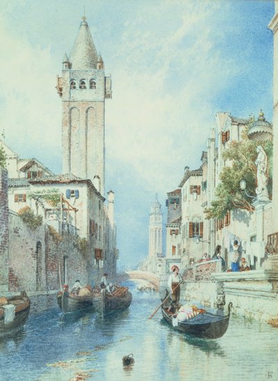 Venetië door Myles Birket Foster